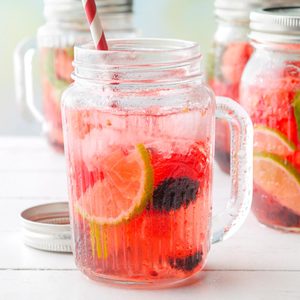 Watermelon and Blackberry Sangria