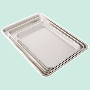 New vs ~3 year old old ceramic baking sheet : r/Wellworn