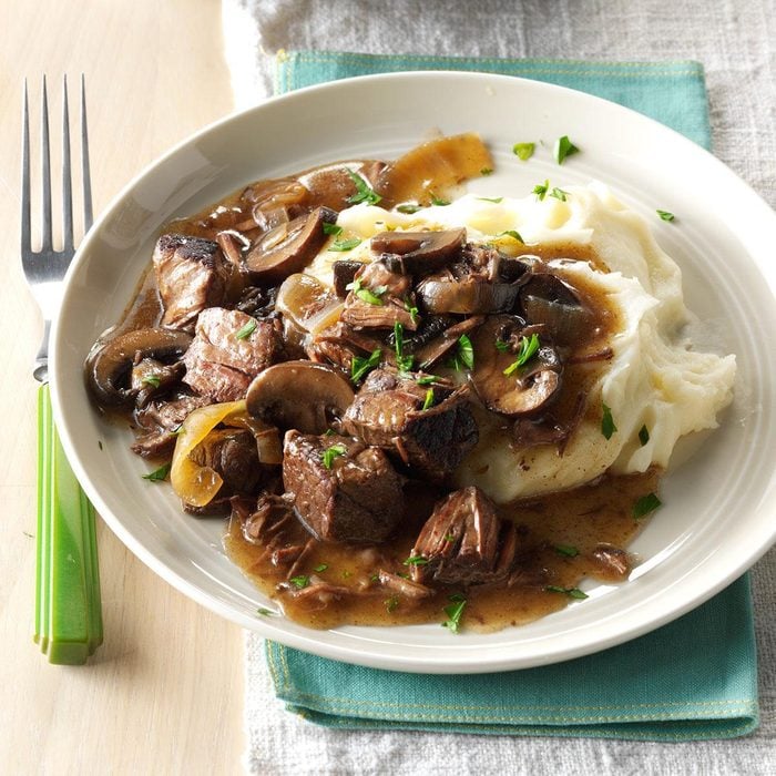 Slow-Cooked Beef Tips