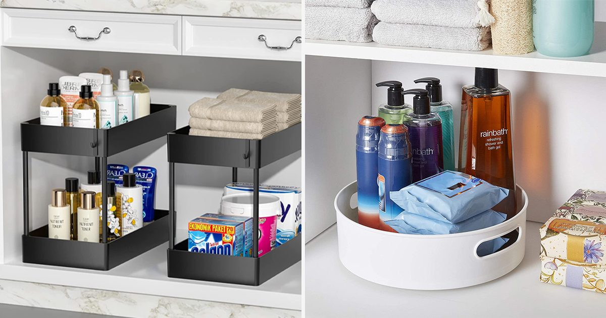 Household Essentials 20 Extra Deep Sliding Cabinet Organizer - Chrome