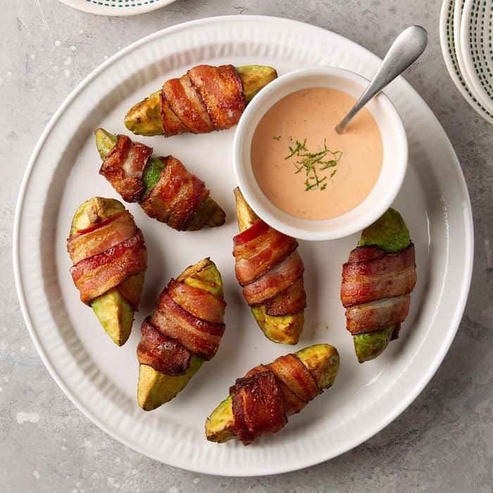 Bacon-Wrapped Avocado Wedges