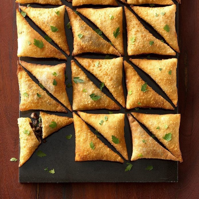 Air-Fryer Beef Wellington Wontons