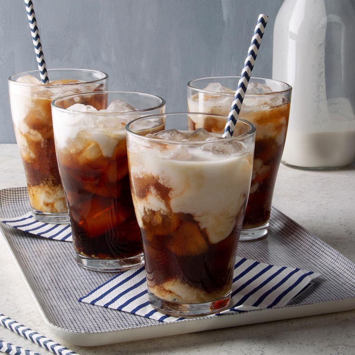 Cold coffee convenience: Prepacked cup of ice for iced coffee From