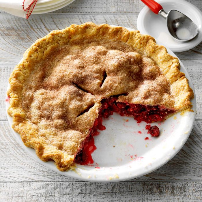 Honey Cran-Raspberry Pie