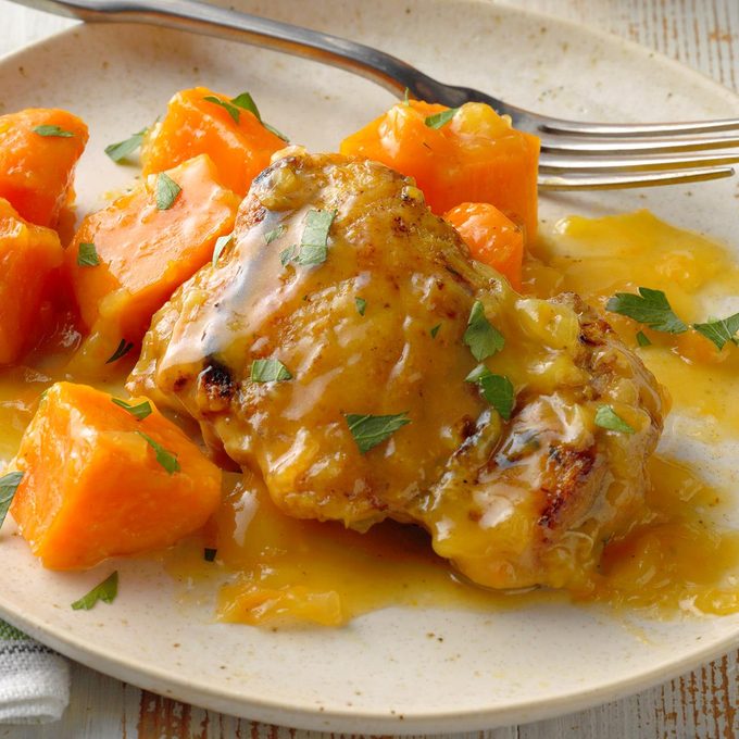 Curried Chicken and Sweet Potatoes