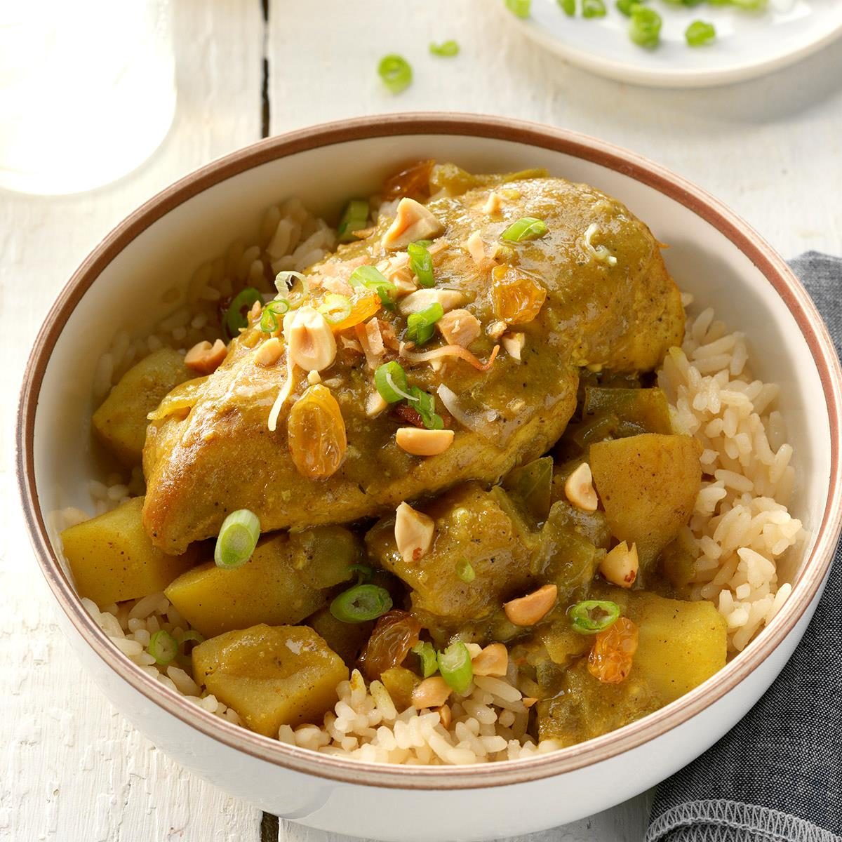 Monday: Slow-Cooker Coconut Curry Chicken