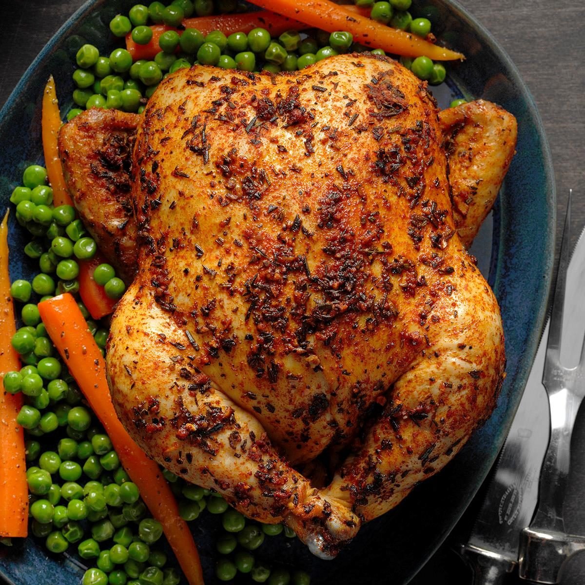 Lemon-Roasted Chicken Recipe: How to Make It | Taste of Home