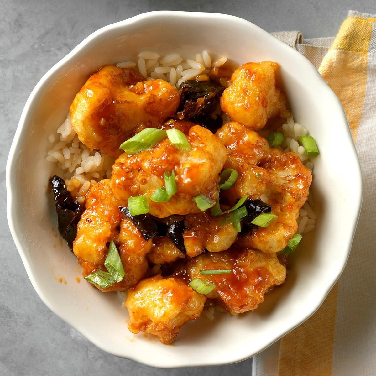 Air-Fryer General Tso’s Cauliflower