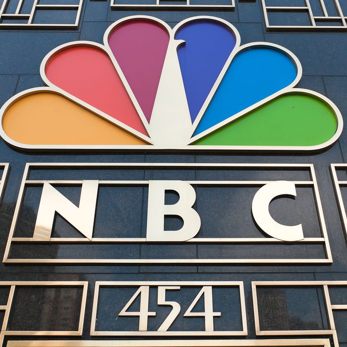 Chicago, Illinois, USA - August 19, 2008: NBC Tower sign in Chicago. The NBC Tower is an office building located on the Near North Side of Chicago. The Art Deco style building was designed by Skidmore, Owings, and Merrill and houses several radio and television program shows.