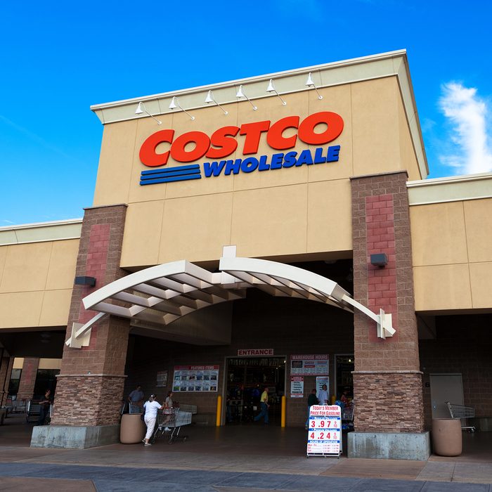 Citrus Heights, California, USA - May 20, 2011: Costco Wholesale storefront in Citrus Heights, California on a late afternoon. Costco Wholesale operates an international chain of membership warehouses, carrying brand name merchandise at substantially lower prices.