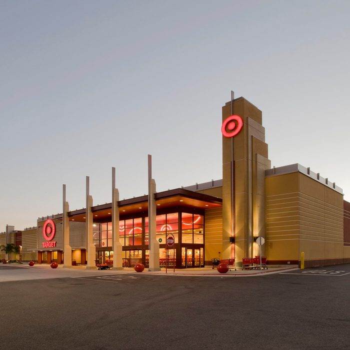 Gilroy, CA, USA - July, 16 2008: Target Store at dusk. Target, an American big box retailer, is the anchor tenant for this new shopping center.