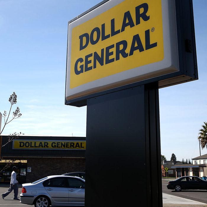 VALLEJO, CA - MARCH 12: A sign is posted in front of a Dollar General store on March 12, 2015 in Vallejo, California. Dollar General Stores Inc. announced plans to open over 700 new stores in 2015 in an attempt to improve on its position among discount retailers in the United States. (Photo by Justin Sullivan/Getty Images)