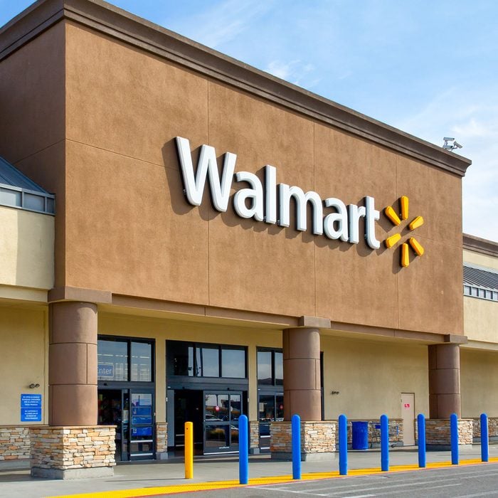 Salinas, United States - April 8, 2014: Walmart store exterior. Walmart is an American multinational corporation that runs large discount stores and is the world's largest public corporation.