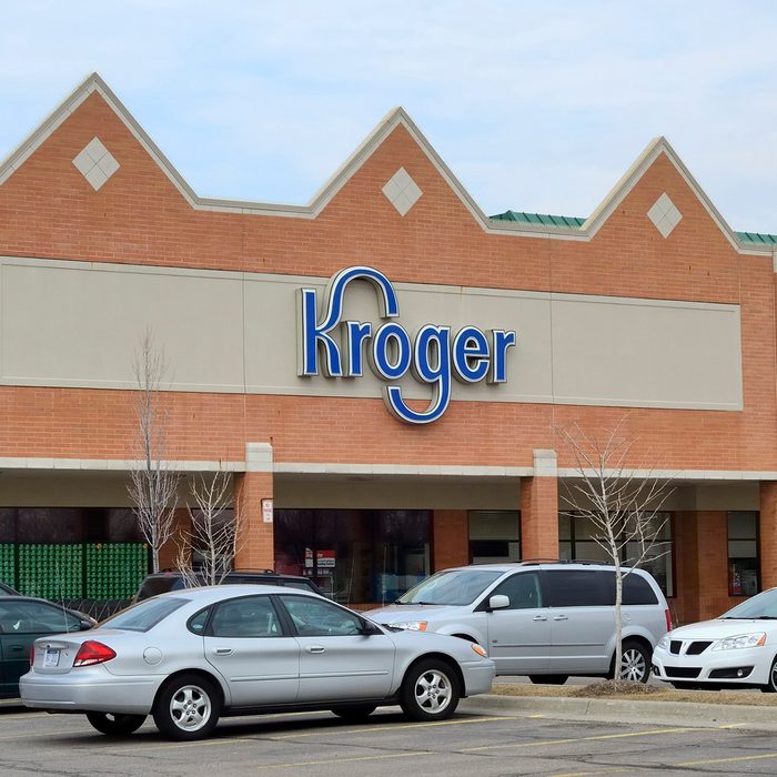 Troy, Michigan, USA - March 6, 2012: The Kroger store on John R Road in Troy, Michigan. Kroger is a chain of grocery stores founded by Bernard Kroger in 1883 with over 3600 locations nationwide.