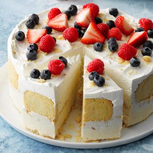 Coconut-Lemon Ice Cream Cake