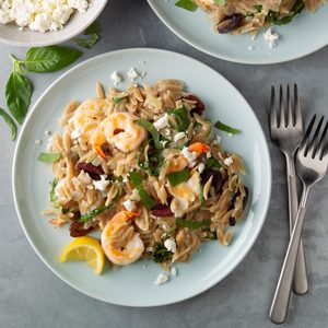 Lemon Shrimp Orzo