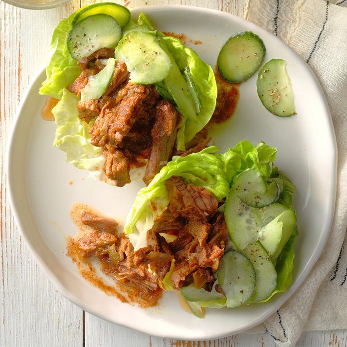 Moroccan Lamb Lettuce Wraps