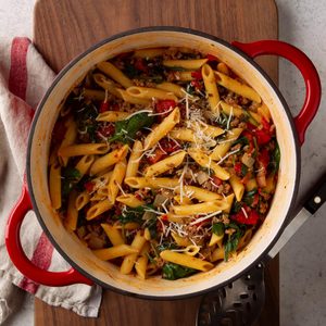 Dutch Oven Pasta Bake