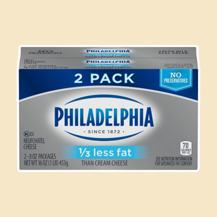 Philadelphia 1/3 less Fat Cream Cheese Brick 16 oz Multipack (Pack of 2)