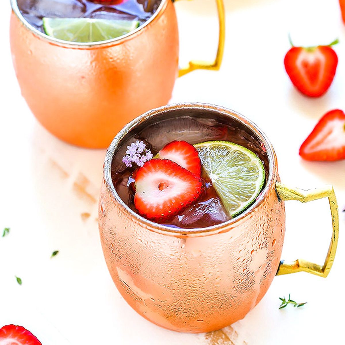 Strawberry Lime Moscow Mule