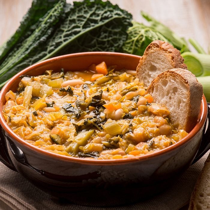 ribollita traditional tuscany soup, selective focus; Shutterstock ID 674730508; Job (TFH, TOH, RD, BNB, CWM, CM): TOH