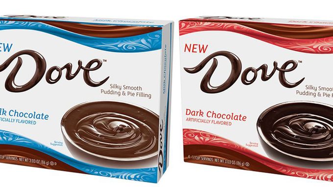 dove chocolate pudding mix