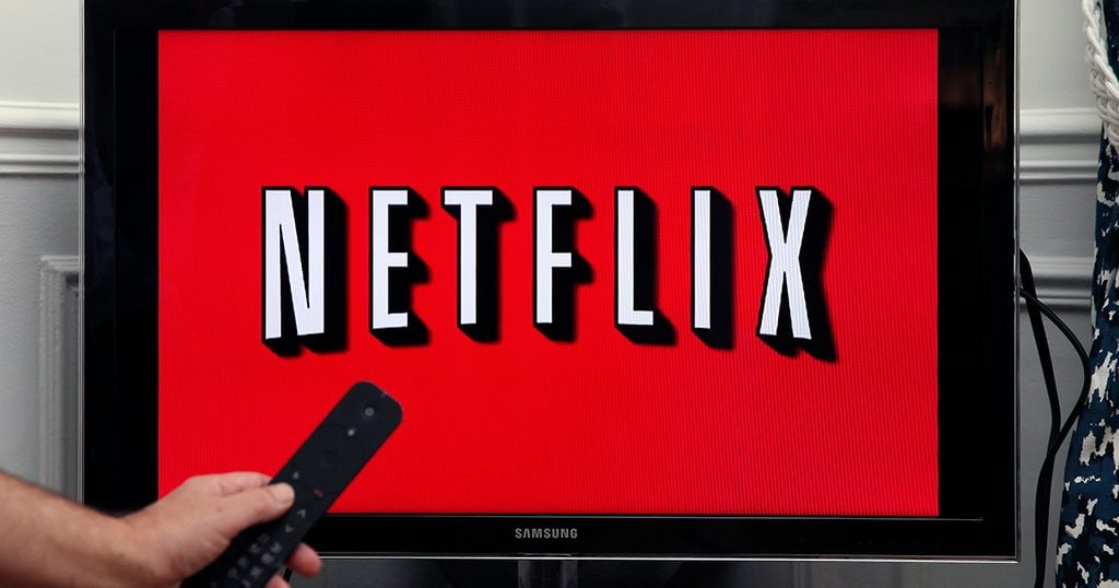 PARIS, FRANCE - FEBRUARY 13: In this photo illustration, the Netflix media service provider's logo is displayed on the screen of a television on February 13, 2019 in Paris, France. Netflix, the US giant of online video subscription, has more than 5 million subscribers in France, 4 and a half years after its arrival in France in September 2014, a spokesman for the company revealed on Wednesday. Netflix offers movies and TV series over the internet and now has 137 million subscribers worldwide. (Photo by Chesnot/Getty Images)
