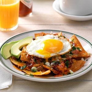 Chilaquiles with Bacon