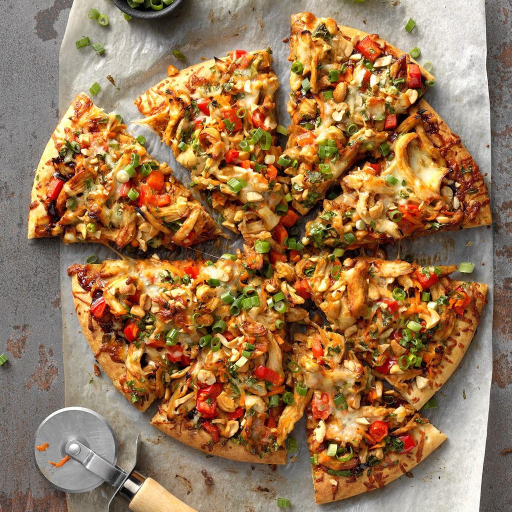 Cashew Chicken Pizza