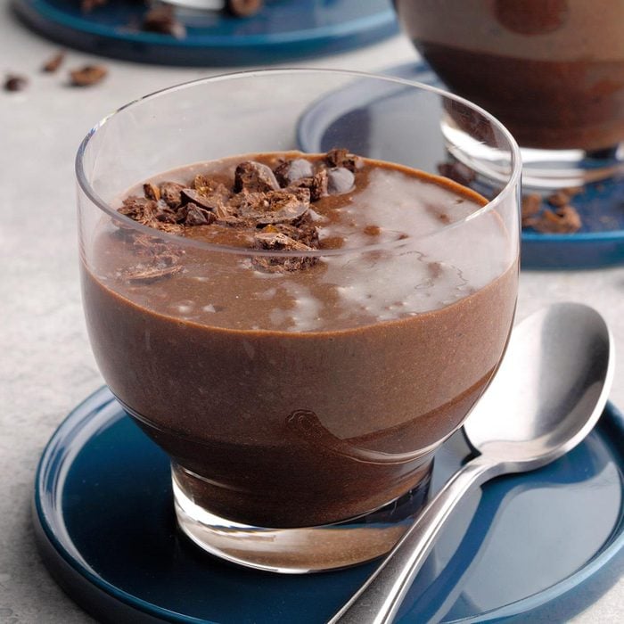 Dark Chocolate Espresso Tapioca Pudding
