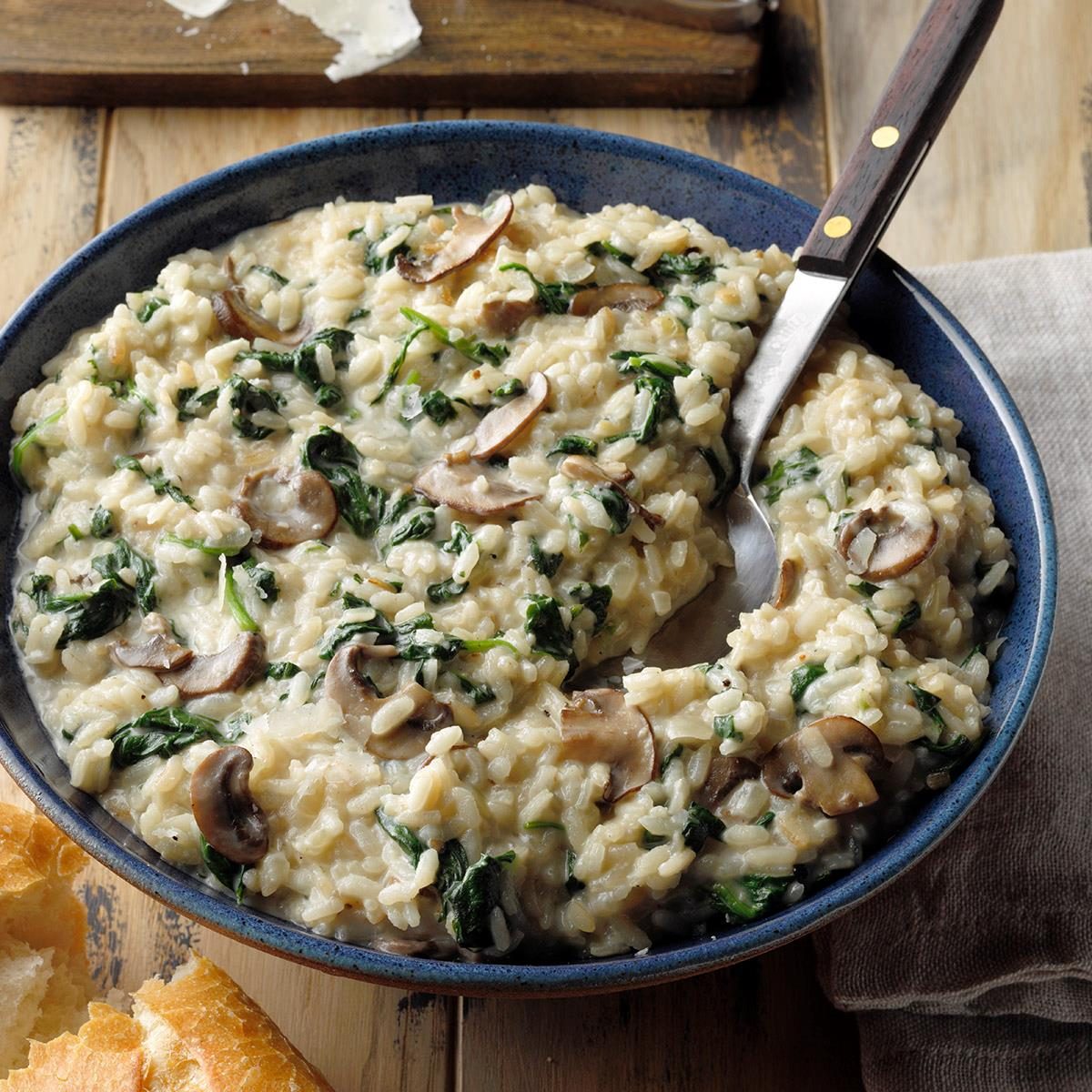 Mushroom &amp; Spinach Risotto Recipe: How to Make It