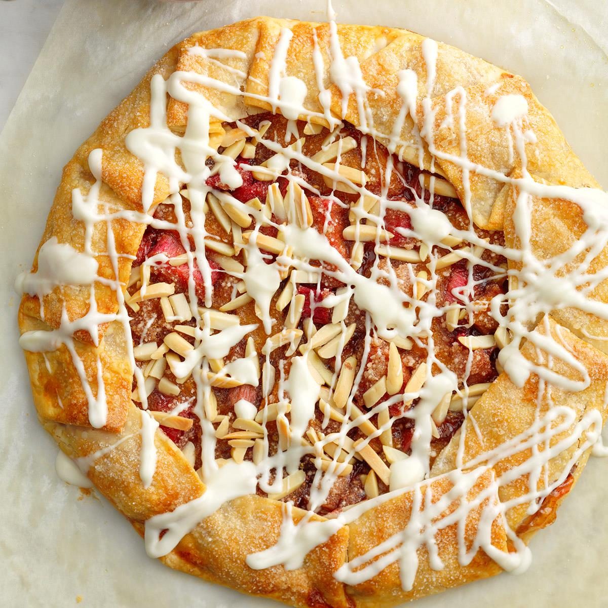 Rustic Orange-Rhubarb Tart