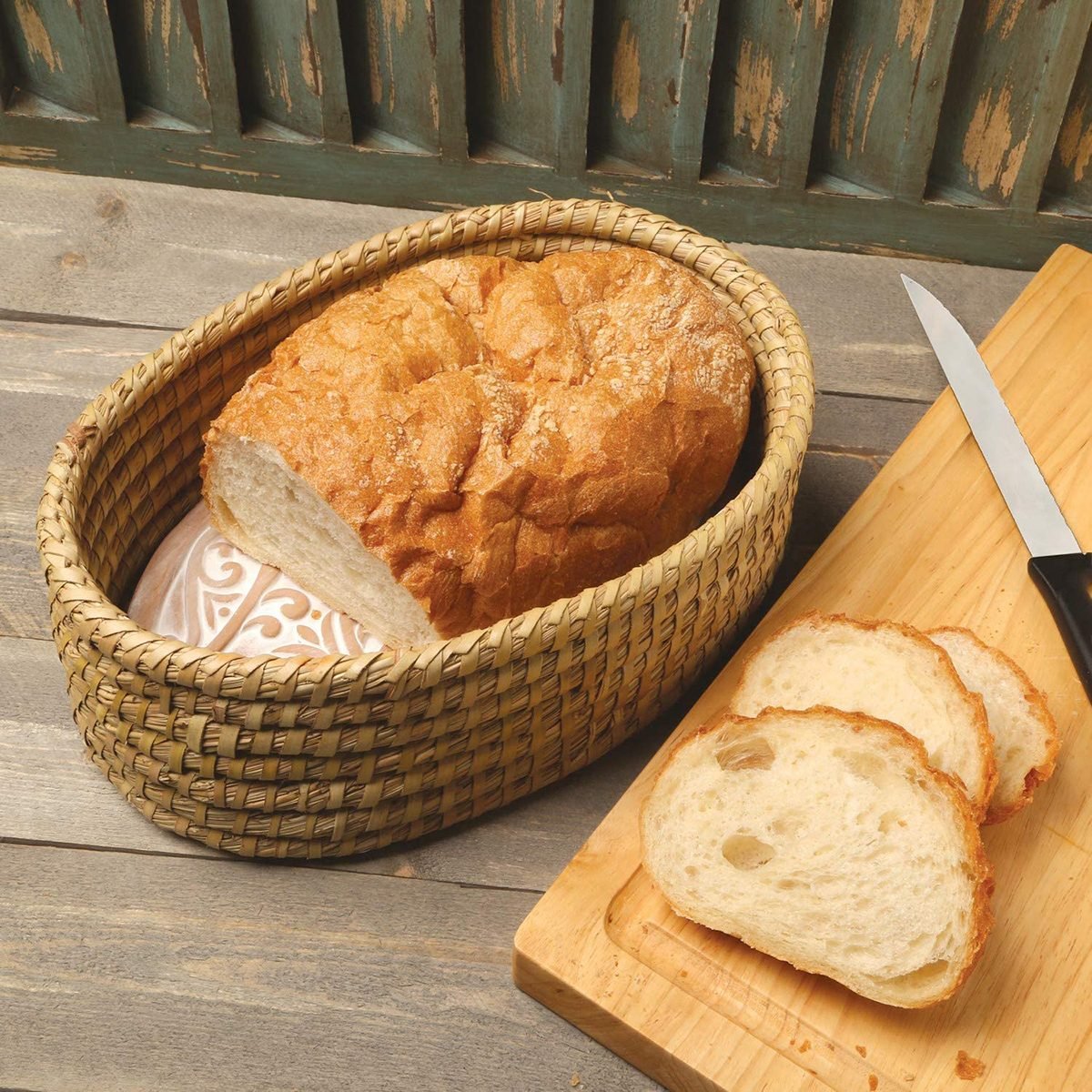 Convenient for Mom Upgrade Round Natural Wicker Bread Basket for Serving by Hihotiner 12 inch Unique Large Bread Serving Basket with Liner and Cover Keep bread Warming 
