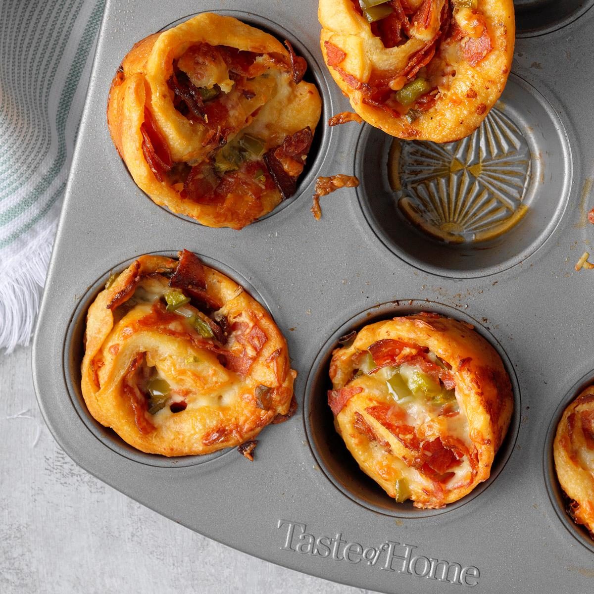 Easy Muffin Pan Pizza Cups - Just a Taste