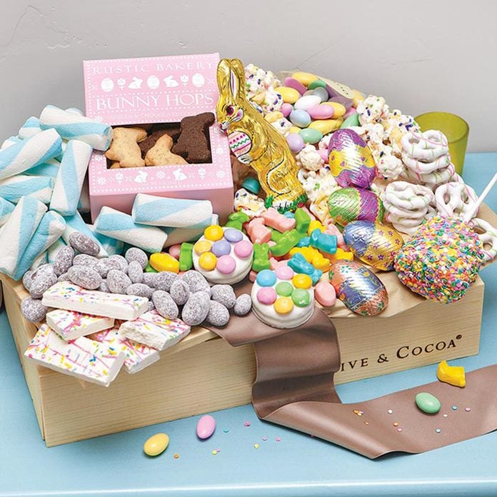 Bunny Hop Crate with Best Easter Candy