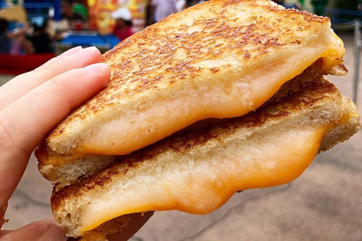 Disney Grilled Cheese Sandwich Recipe from Toy Story Land - Eating
