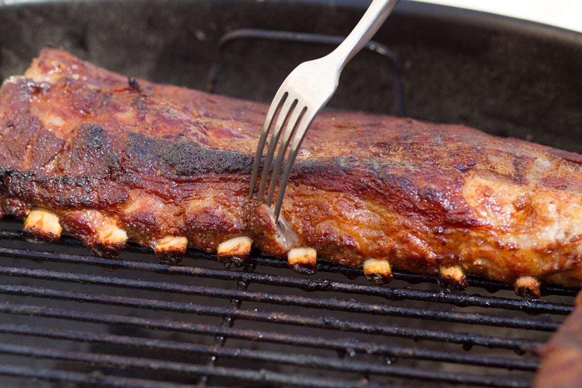 ribs on grill