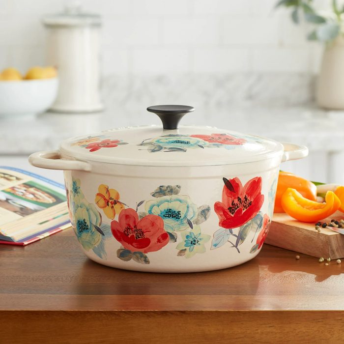 The Pioneer Woman Vintage Bloom 5 Quart Dutch Oven Ecomm Via Walmart.com