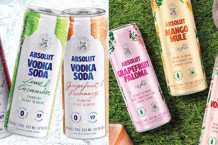 Absolut Vodka new can cocktails and flavors