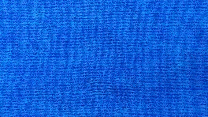 close up of blue microfiber texture