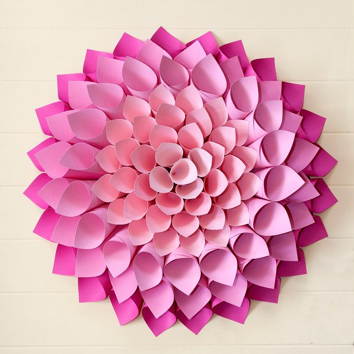 Paper Cone Wreath