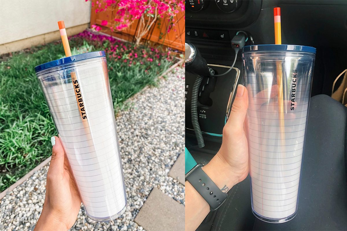 Starbucks Has a Teacher-Inspired Tumbler Complete with a Pencil Straw