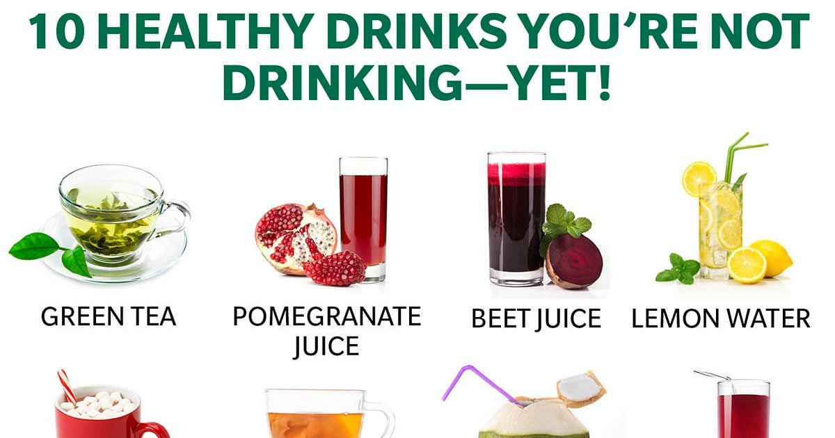 10 Healthy Drinks You Should Start Drinking | Beverage Health Benefits