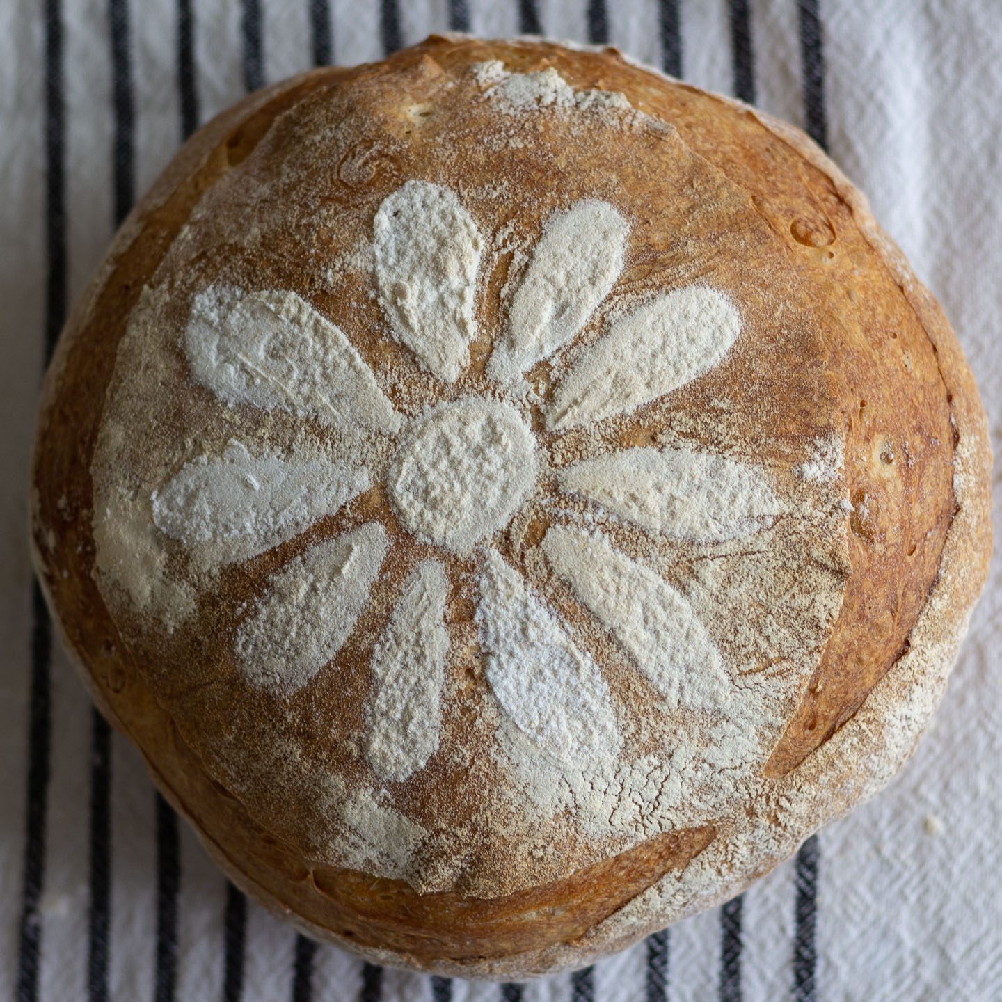 First time with a bread stencil : r/Breadit