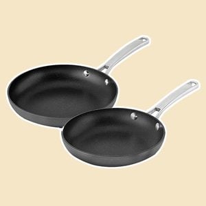 Calphalon 2 Piece Classic Nonstick Frying Pan Set, Grey