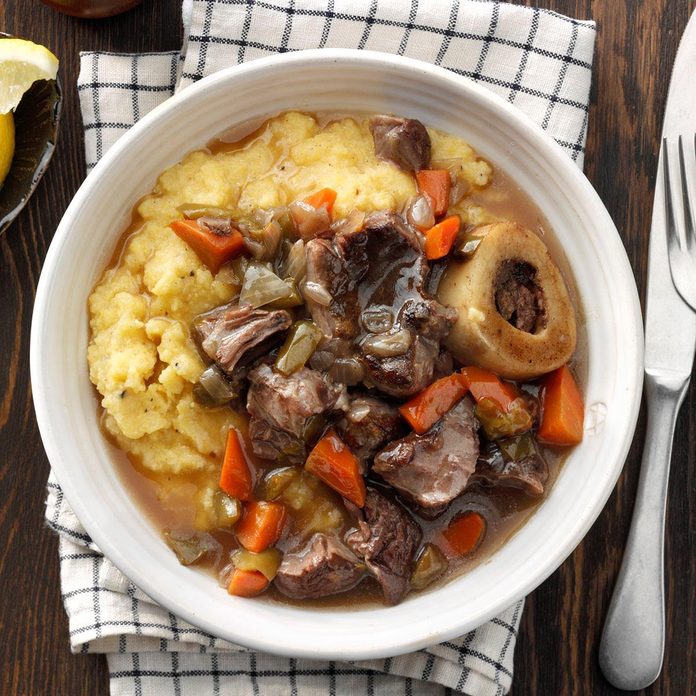 Pressure-Cooker Wine-Braised Beef Shanks