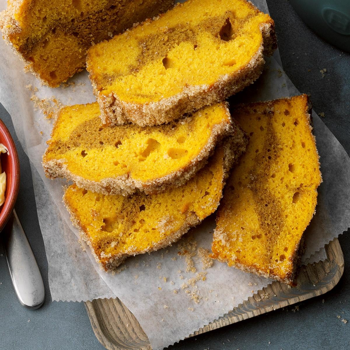 Pumpkin Bread with Maple Syrup Glaze