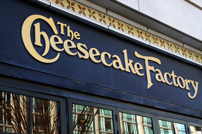 BOSTON, MASSACHUSETTS - MARCH 26: A view of the Cheesecake Factory on March 26, 2020 in Boston, Massachusetts. The restaurant chain has announced that it will not be able to pay its rent starting April 1 due to how the coronavirus (COVID-19) pandemic has affected its business. (Photo by Maddie Meyer/Getty Images)