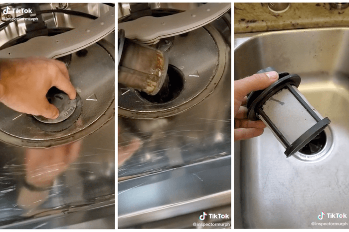 How To Clean A Dishwasher Filter Ft Via Inspectormurph Tiktok