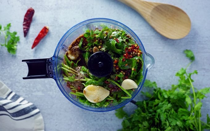 steak marinade ingredients in food processor